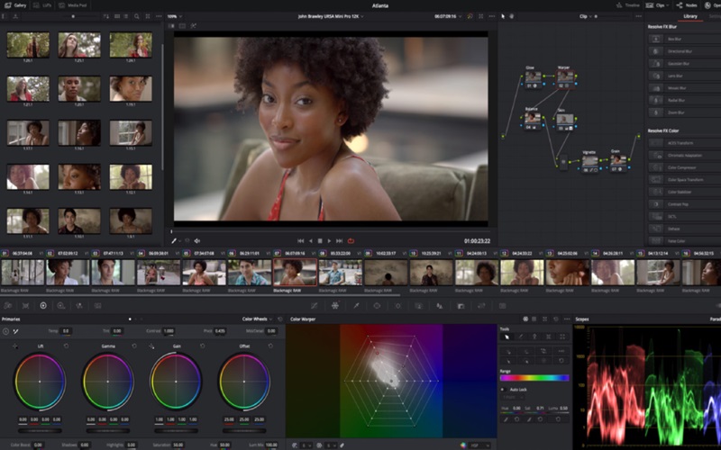 phần mềm chỉnh sửa video DaVinci Resolve 18